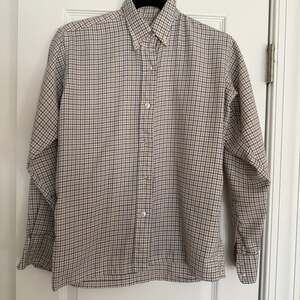 Vintage LL Bean Women’s Button Front Plaid Shirt, Small